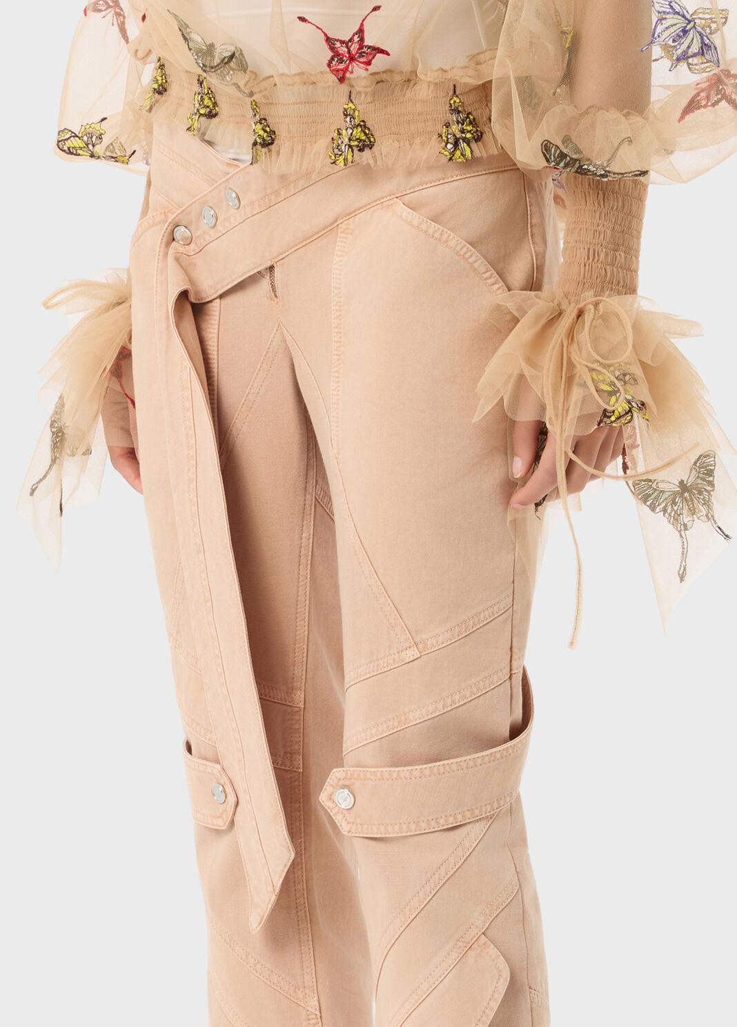 Skinny cotton bull pants  Blumarine - large image number 2