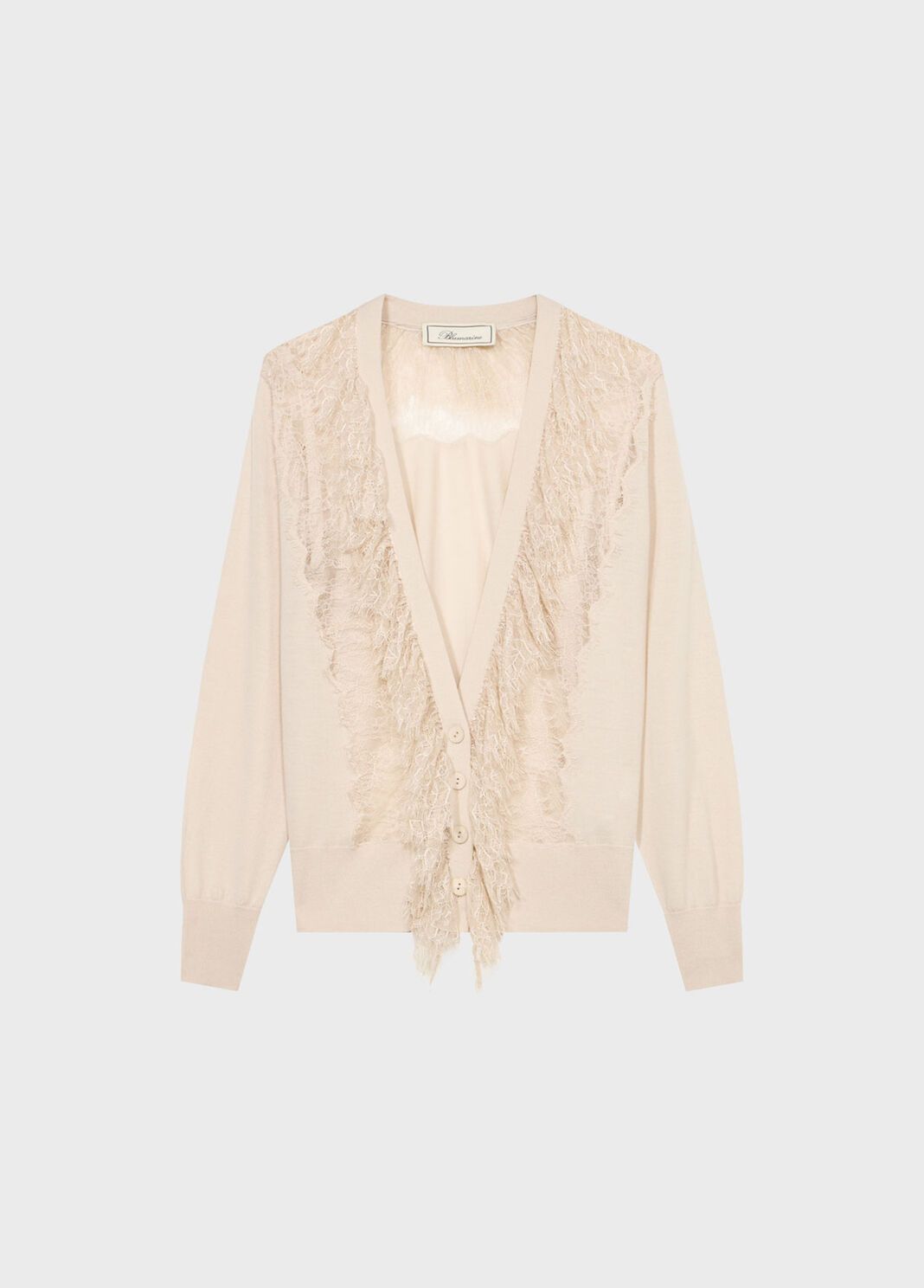 Cardigan aus Wolle mit Volant aus Spitze  Blumarine - large image number 4