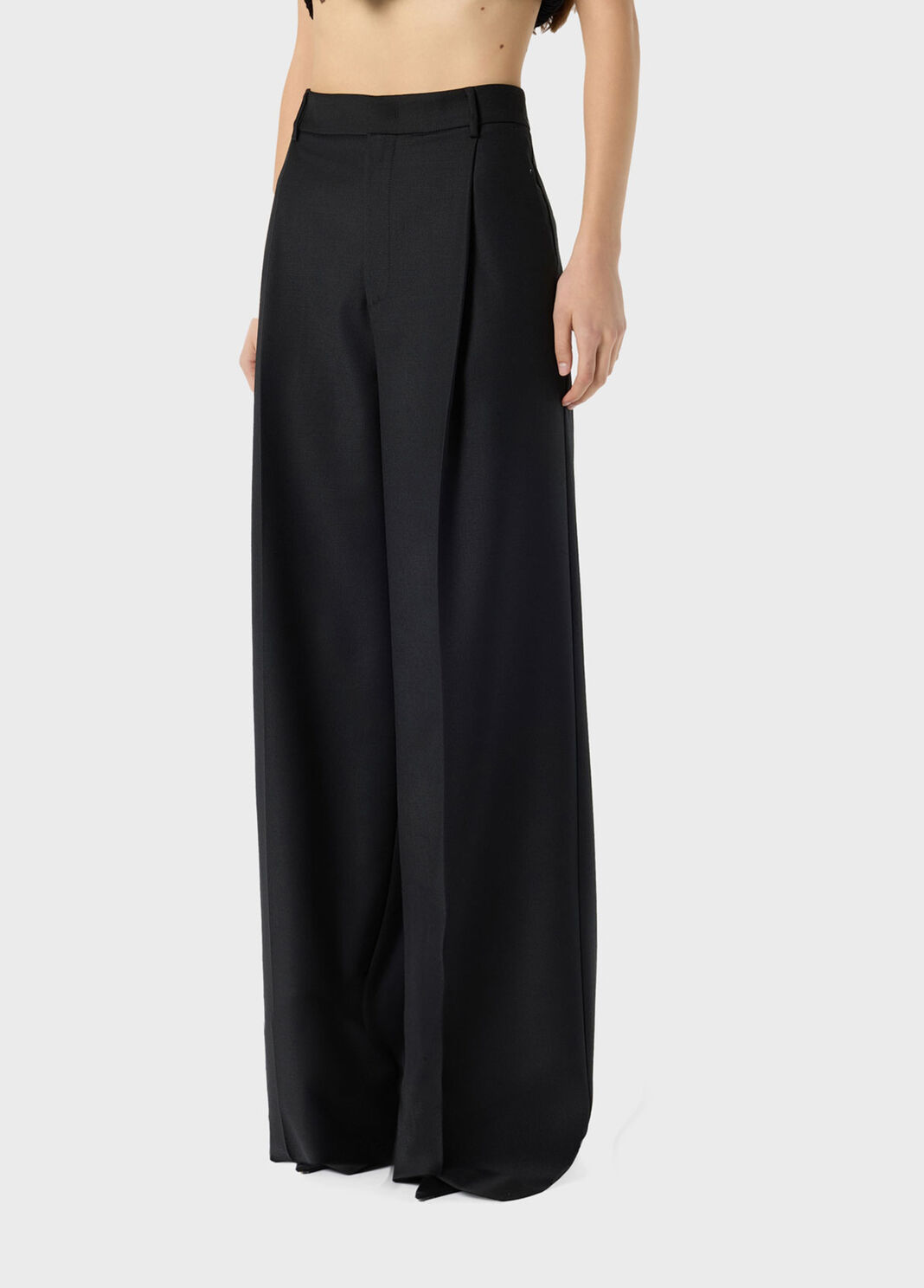 Palazzo trousers with pleats  Blumarine - large image number 2