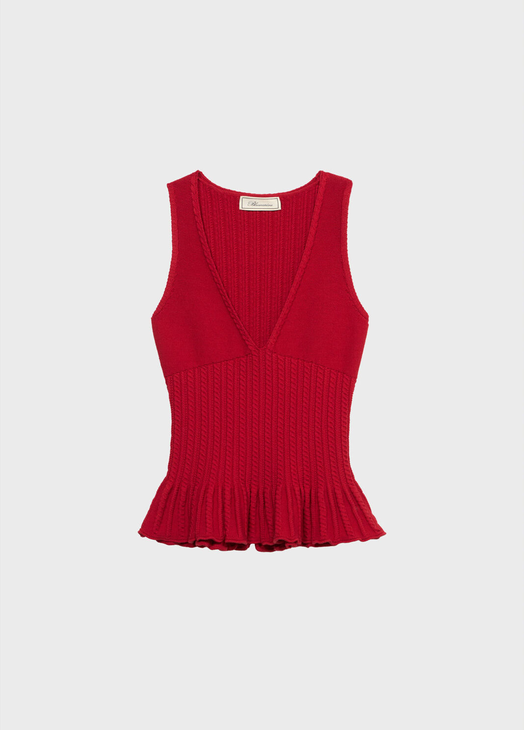 Knit top with flounce  Blumarine - large image number 4
