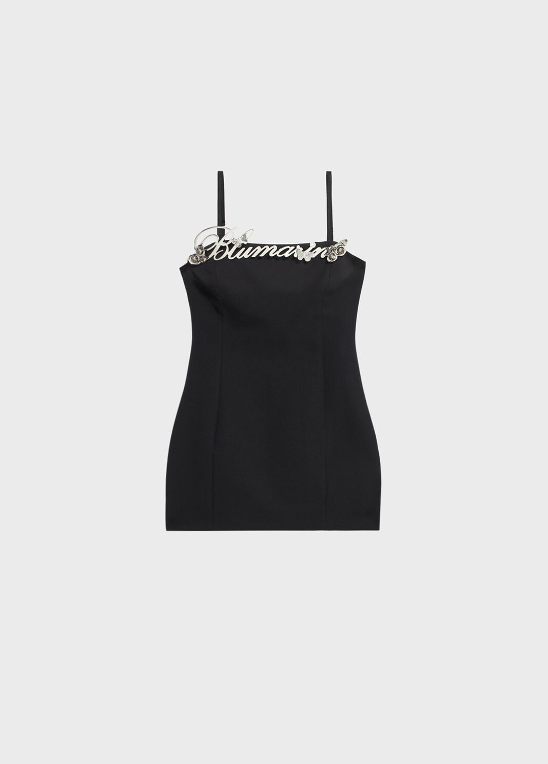 Mini dress with metal logo  Blumarine - large image number 4