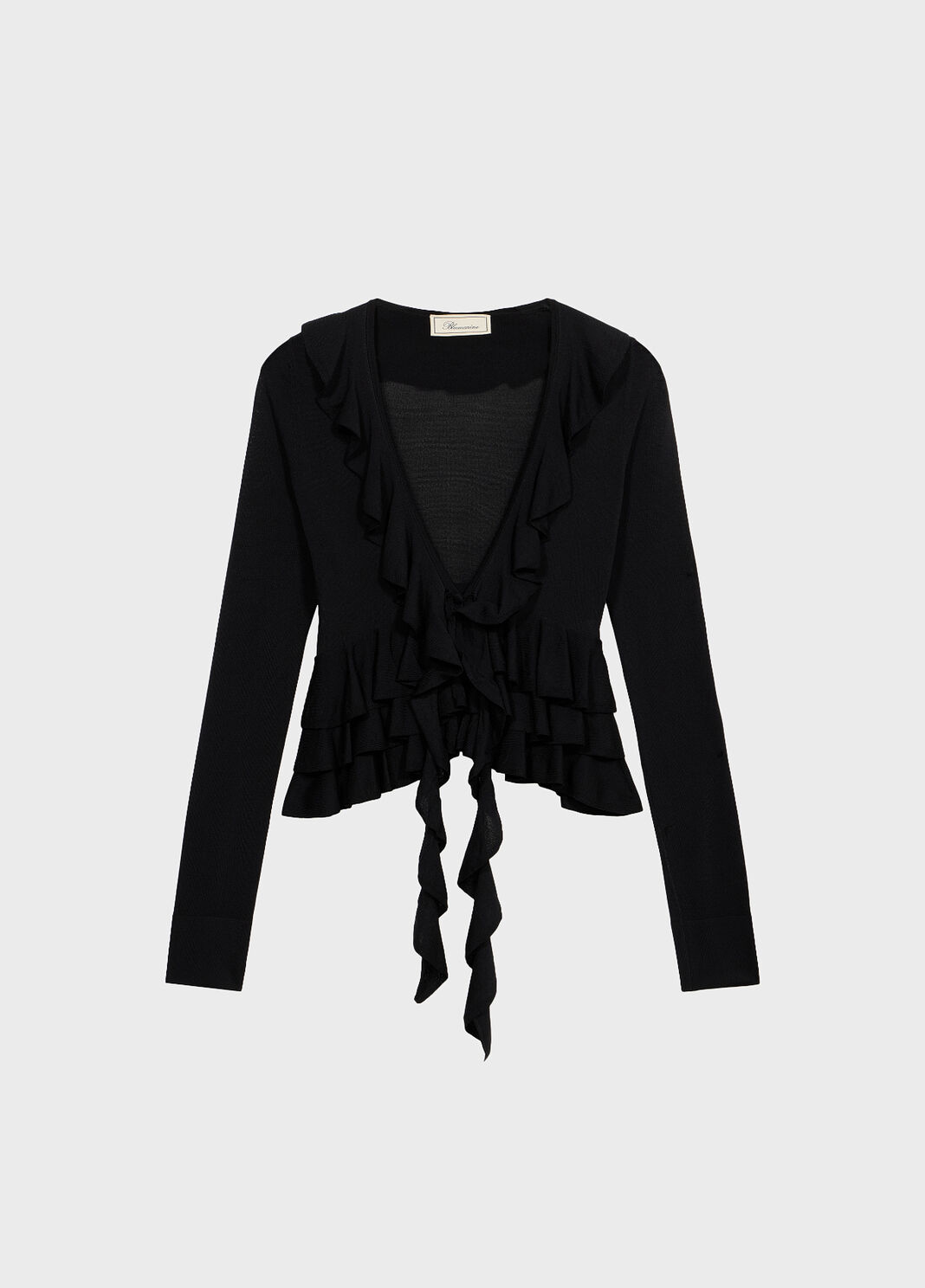 Strickcardigan mit R&uuml;schen und Volants  Blumarine - large image number 4