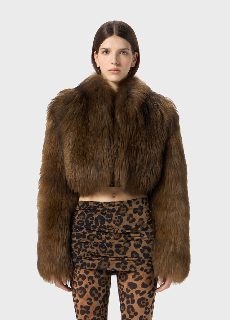 Short fur coat in cashmere goat hair  Blumarine - medium Short fur coat in cashmere goat hair  Blumarine - medium