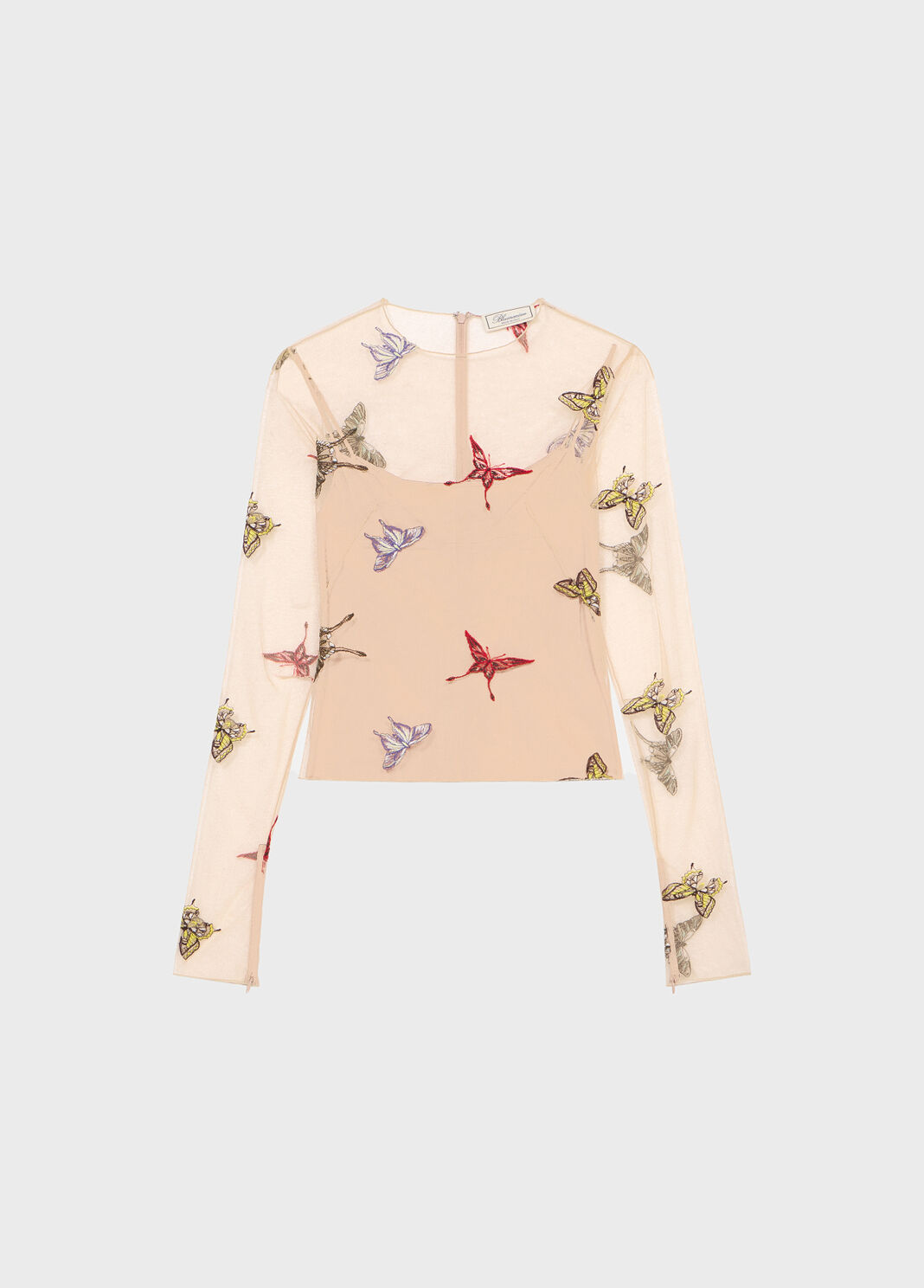 Tulle Sweater with Embroidery  Blumarine - large image number 4