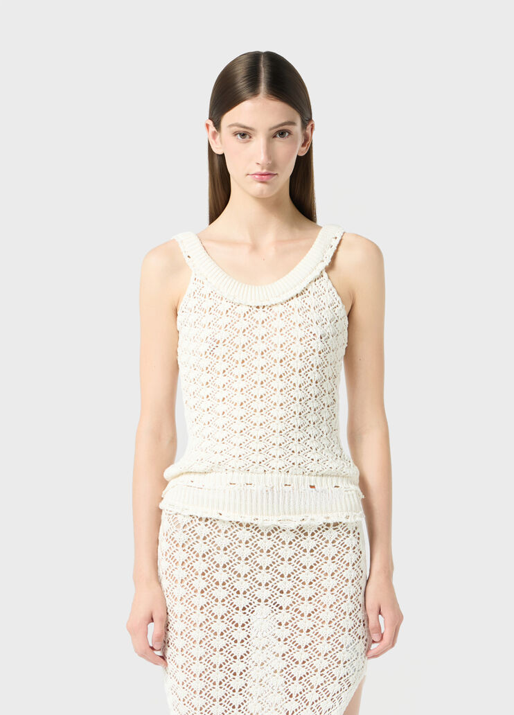 Cotton knit top  Blumarine - medium