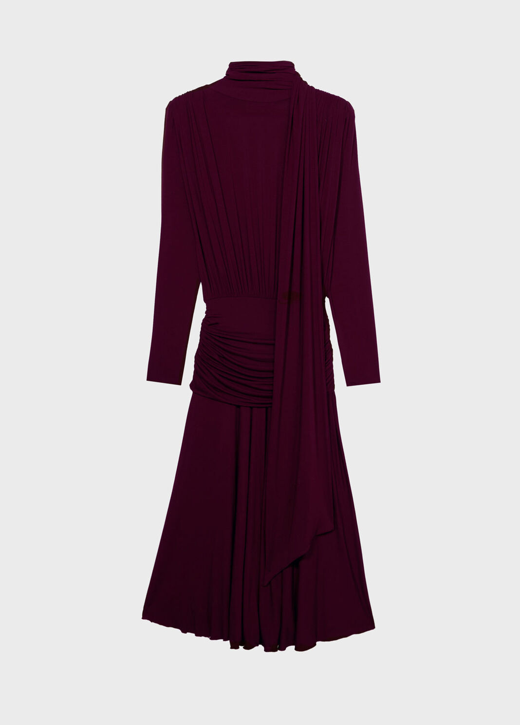 Jersey midi dress with stole and draping  Blumarine - large image number 5