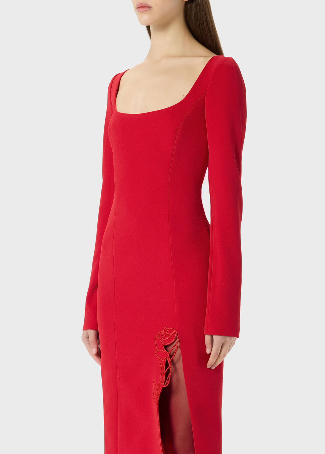Cady dress with embroidered and slit  Blumarine - large image number 2