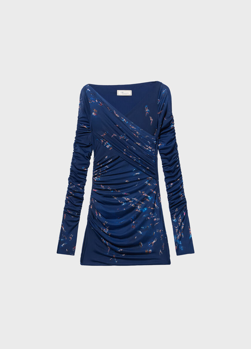 blumarine jersey dress BLUMARINE