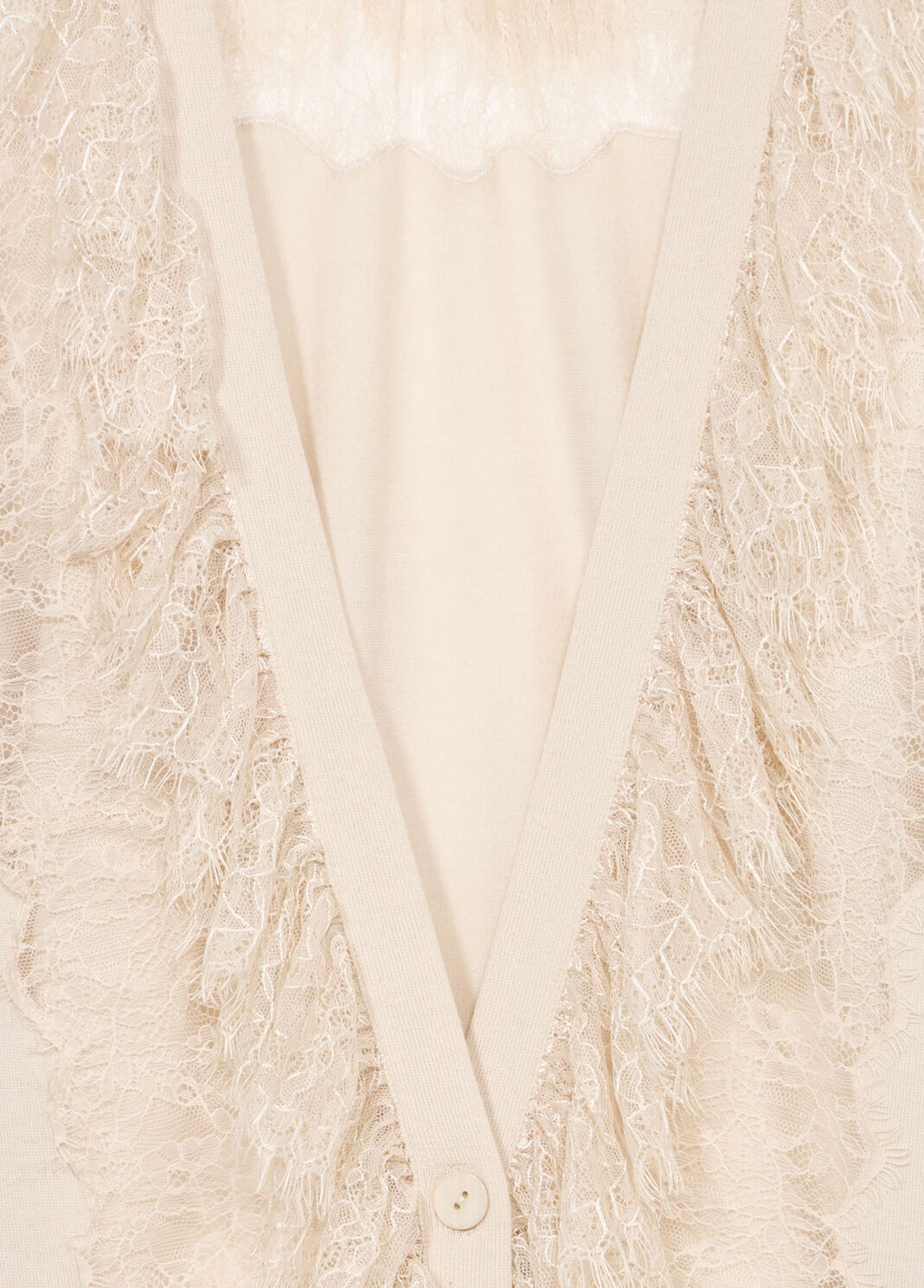 Cardigan aus Wolle mit Volant aus Spitze  Blumarine - large image number 6