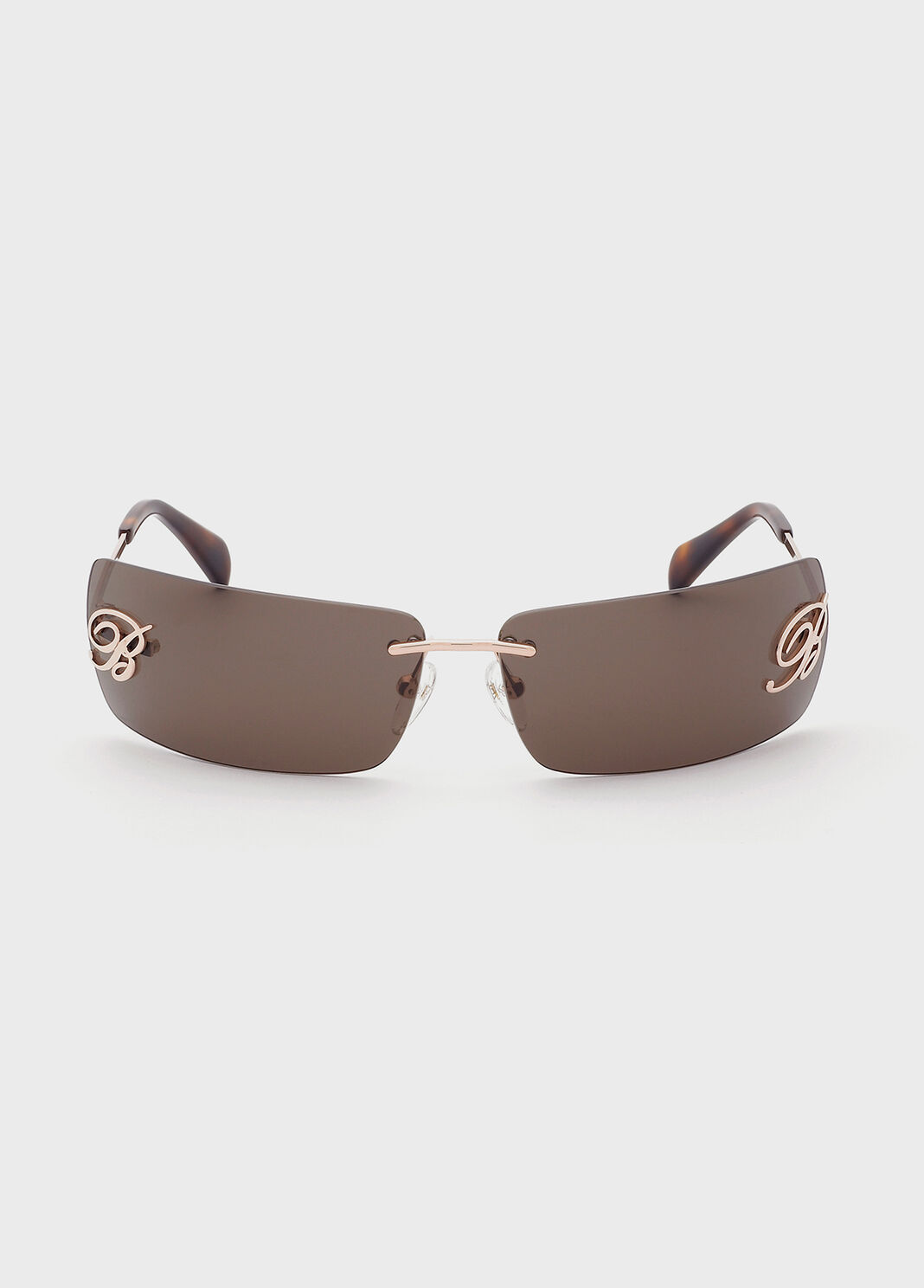 Rimless sunglasses with thin metal temples  Blumarine - large image number 0