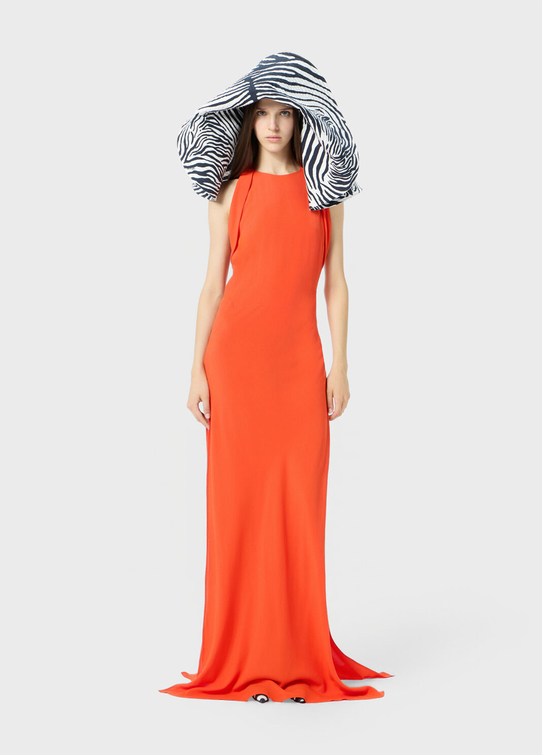 Long marocaine dress with pussy-bow  Blumarine - large image number 3