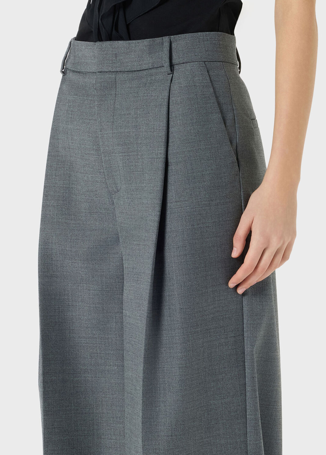 Pantalon palazzo avec pinces  Blumarine - large image number 2
