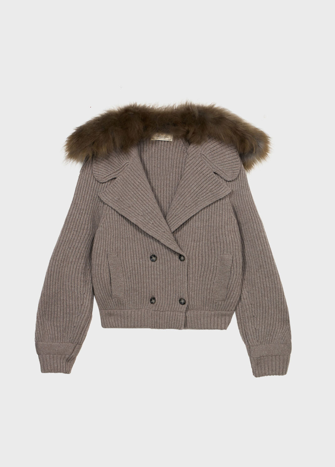 Wool jacket with fur collar  Blumarine - large image number 4