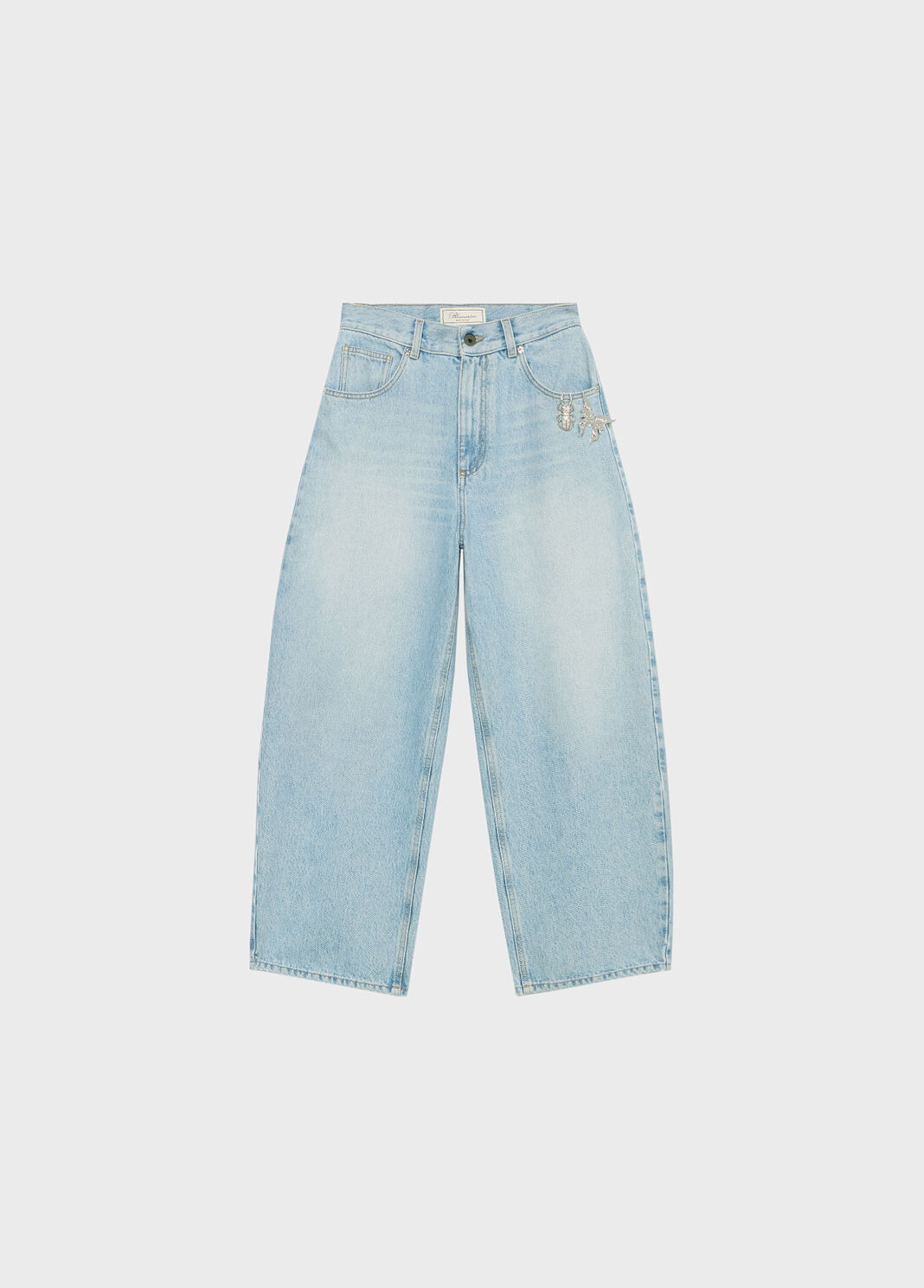 Balloon jeans with metal pins  Blumarine - large image number 4