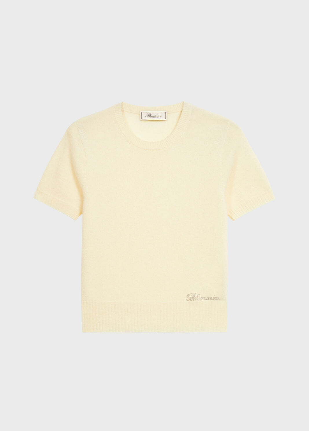 Kurz&auml;rmeliger Kaschmirpullover  Blumarine - large image number 4