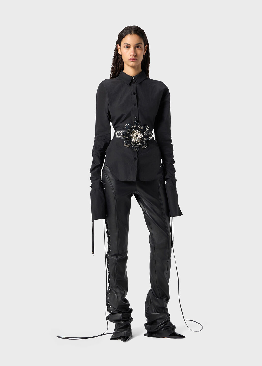 Shirt in shiny canvas  Blumarine - large image number 3