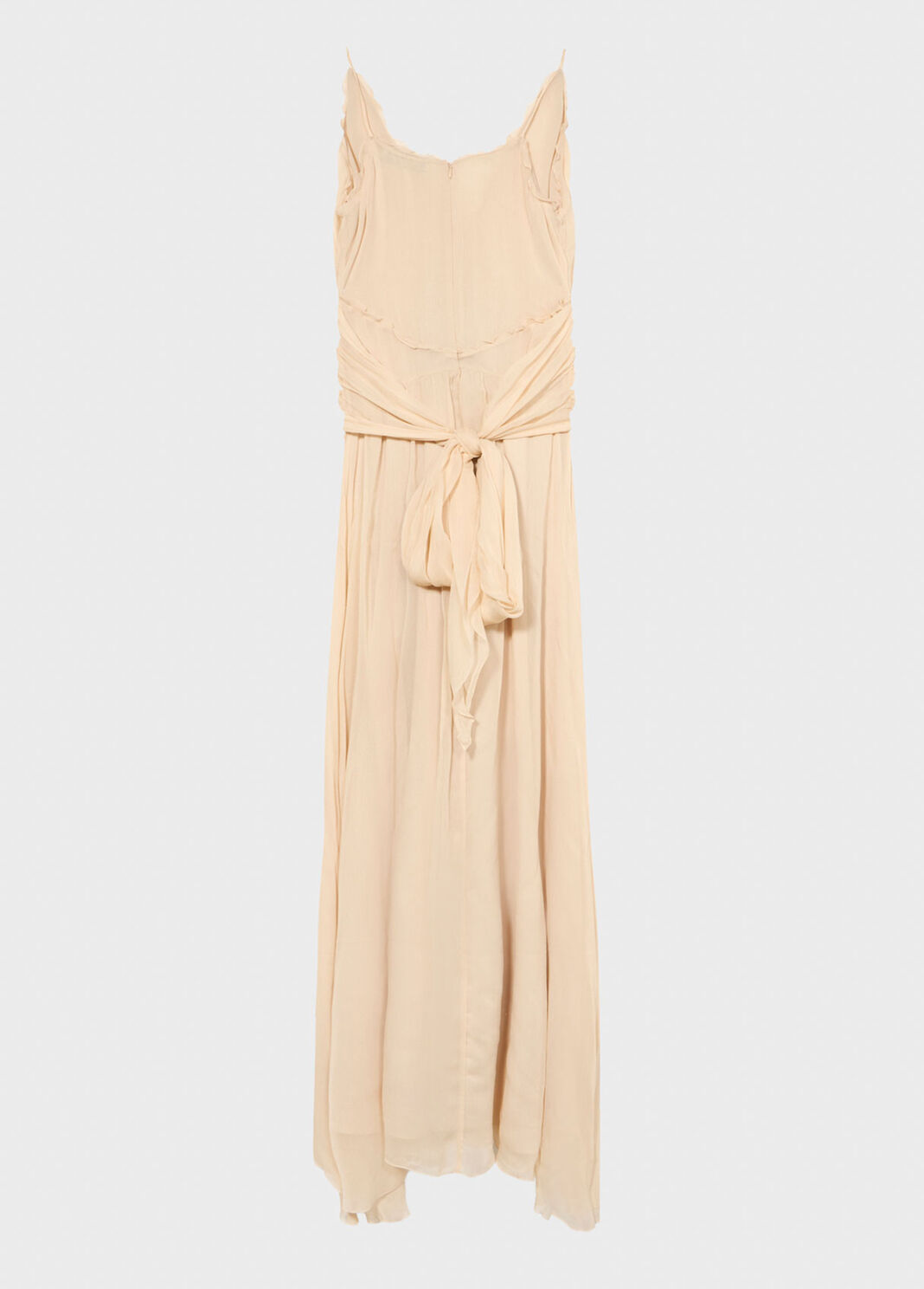 Long georgette dress with 3D rose and flounced detailing  Blumarine - large image number 5