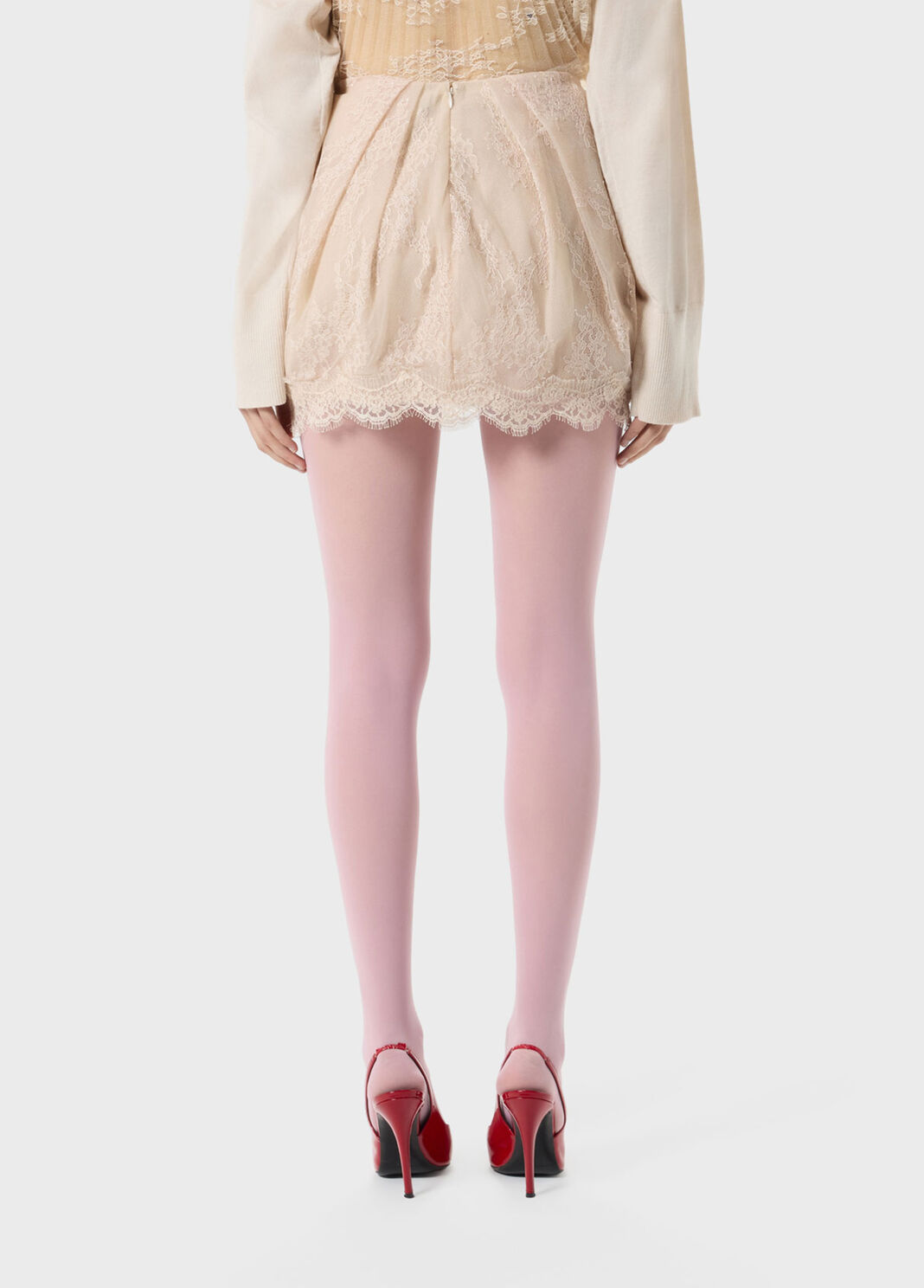 Short lace skirt with darts  Blumarine - large image number 1