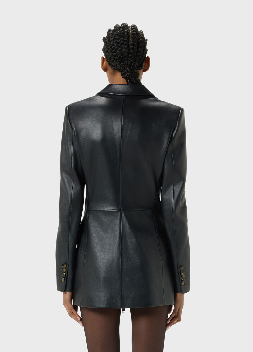 Single-breasted nappa jacket  Blumarine - large image number 1
