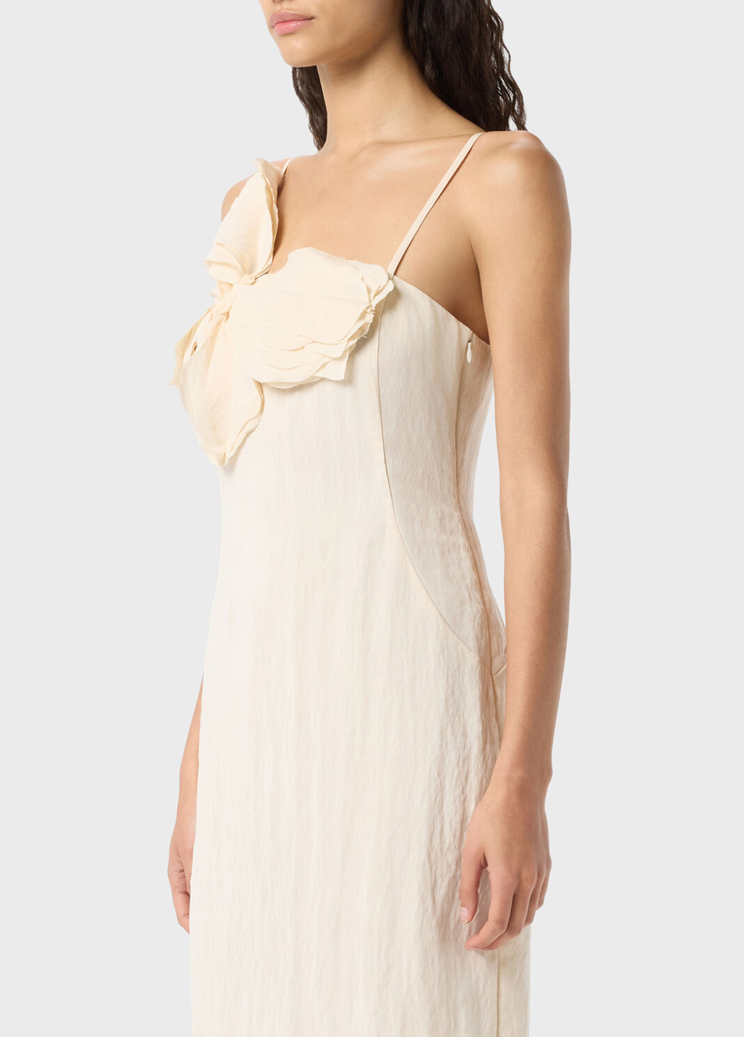 Midi dress in washed gabardine with 3D butterfly  Blumarine - large image number 2