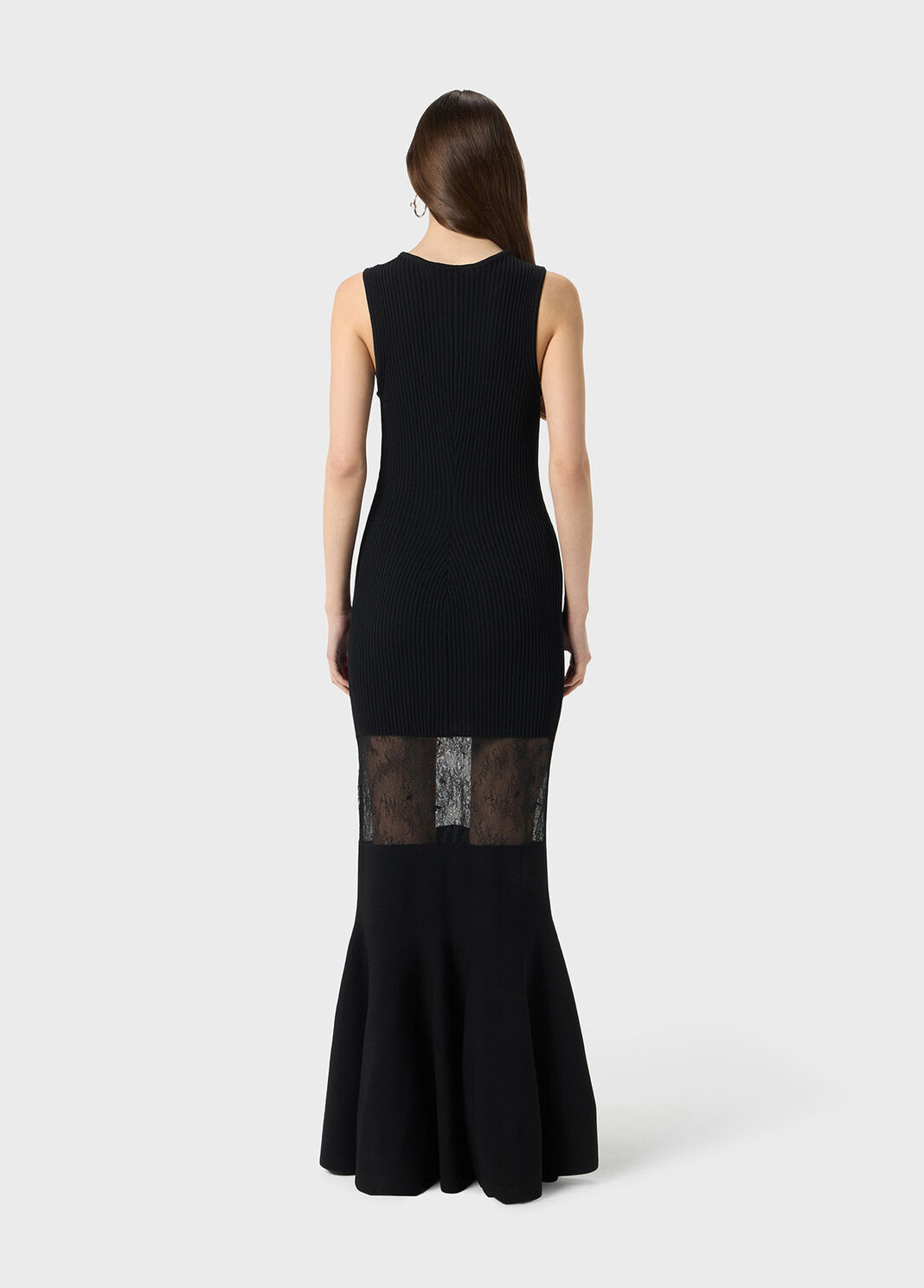 Long knit dress with lace  Blumarine - large image number 1