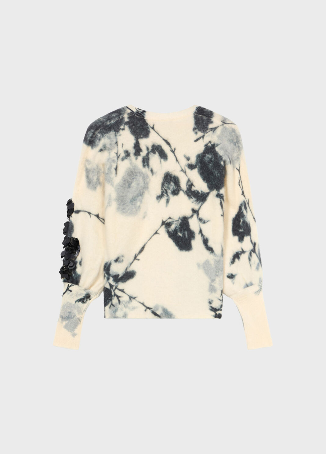 Cashmere and wool jumper with 3D flower print  Blumarine - large image number 5