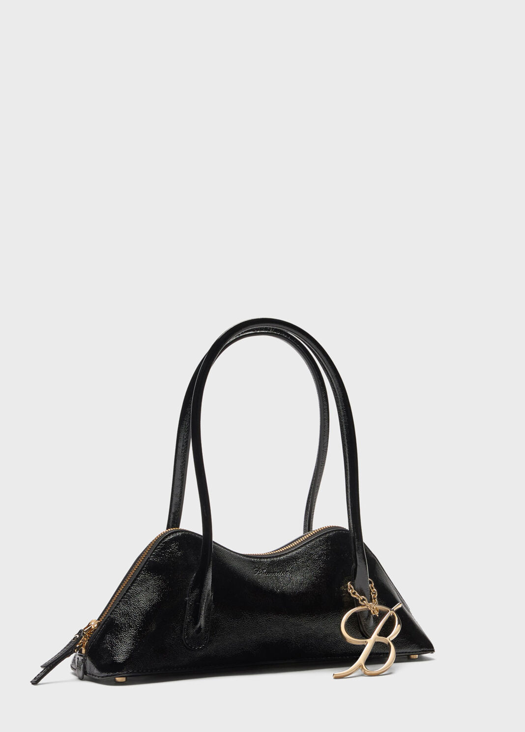 Borsa in pelle verniciata con charm monogram B  Blumarine - large image number 1