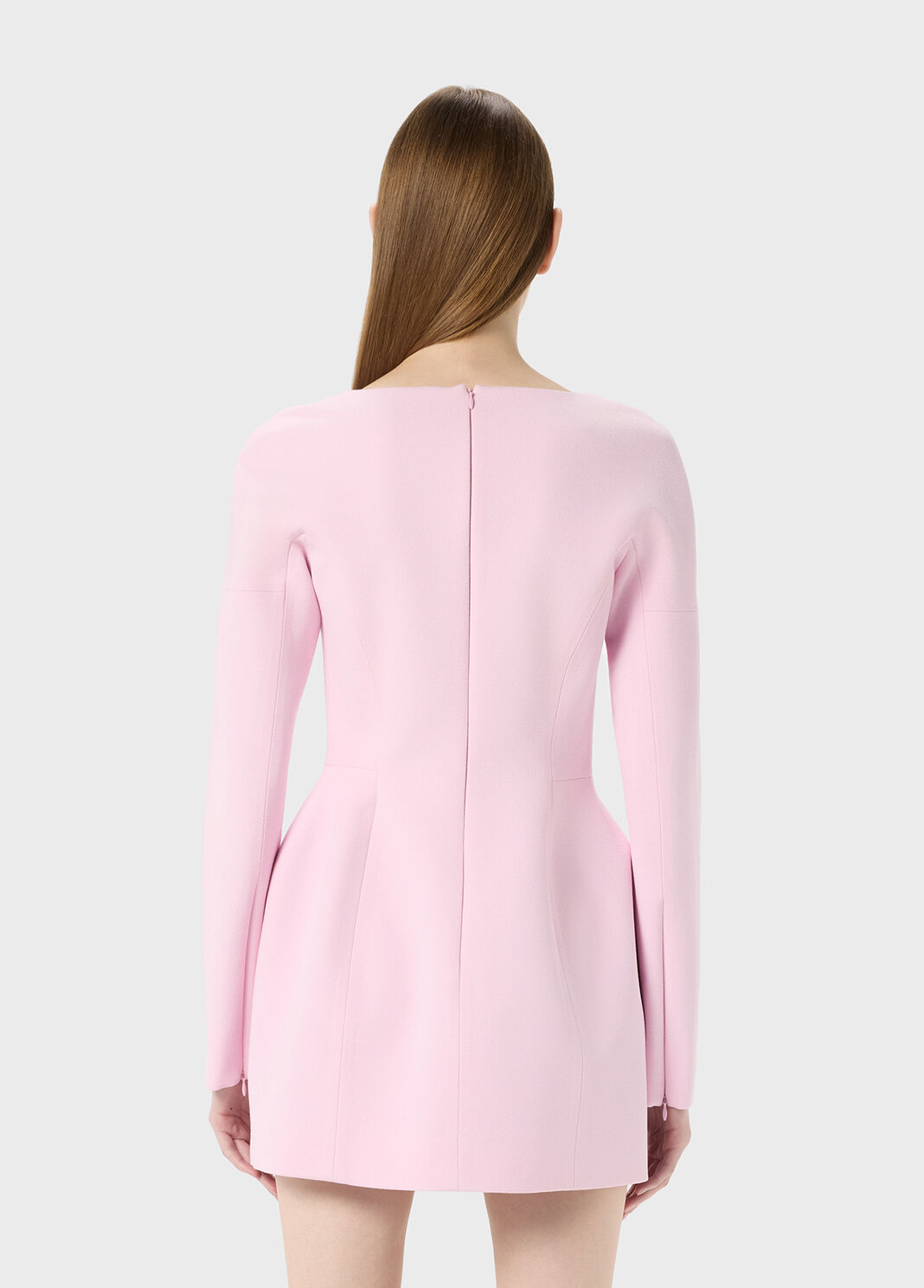 Robe courte en cr&ecirc;pe avec boutons bijoux  Blumarine - large image number 1