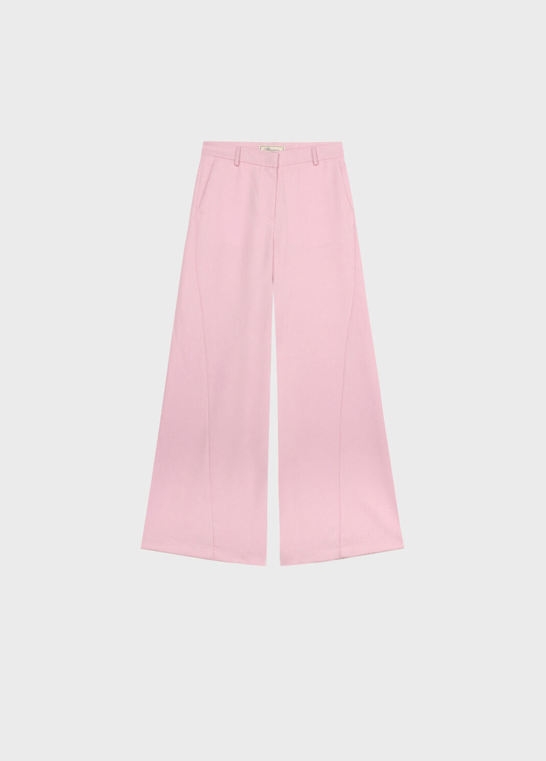 Superwide-leg pants in grain de poudre wool  Blumarine - large image number 4