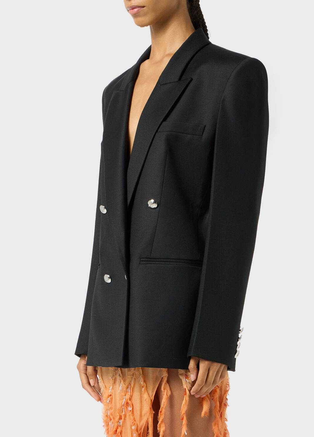 Double-breasted jacket with metal buttons  Blumarine - large image number 2