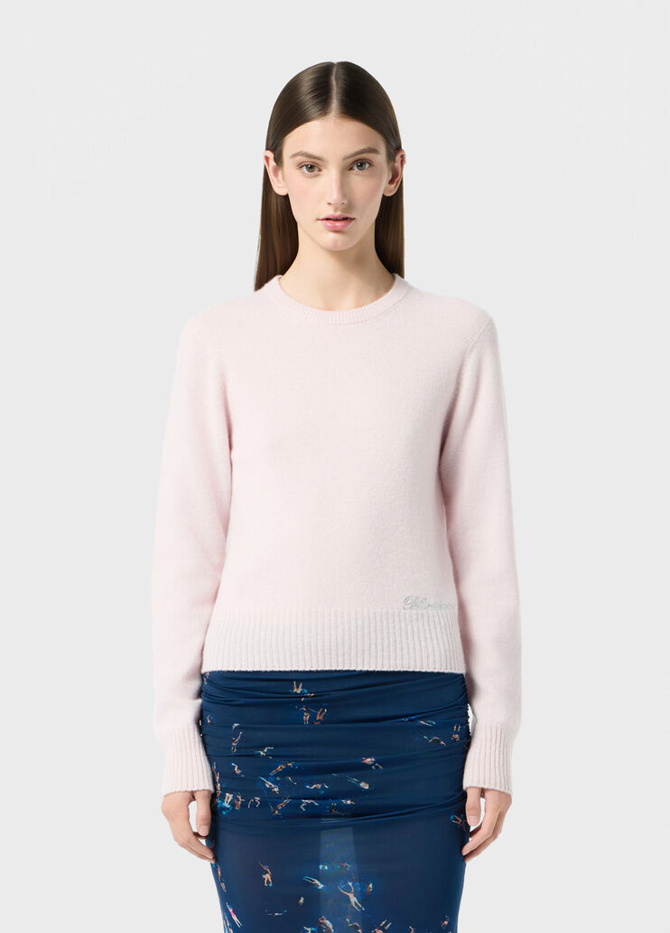 Cashmere jumper with rhinestone embroidery  Blumarine - medium