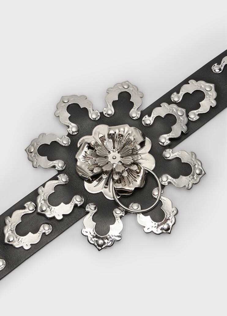 Ledergürtel mit metallblume  Blumarine - large image number 2