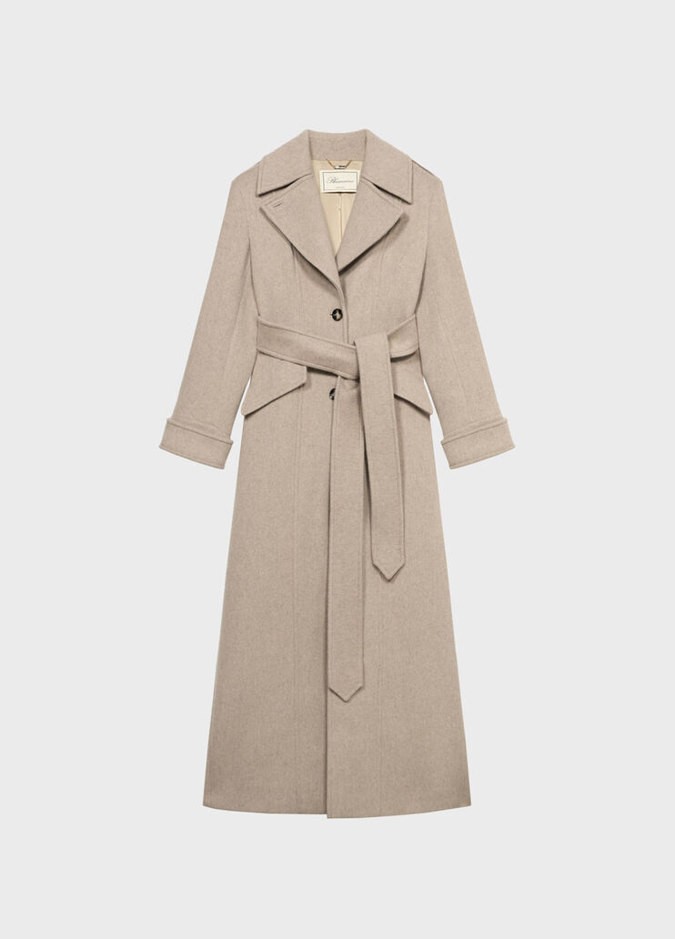 Langer Tuchmantel mit G&uuml;rtel  Blumarine - medium