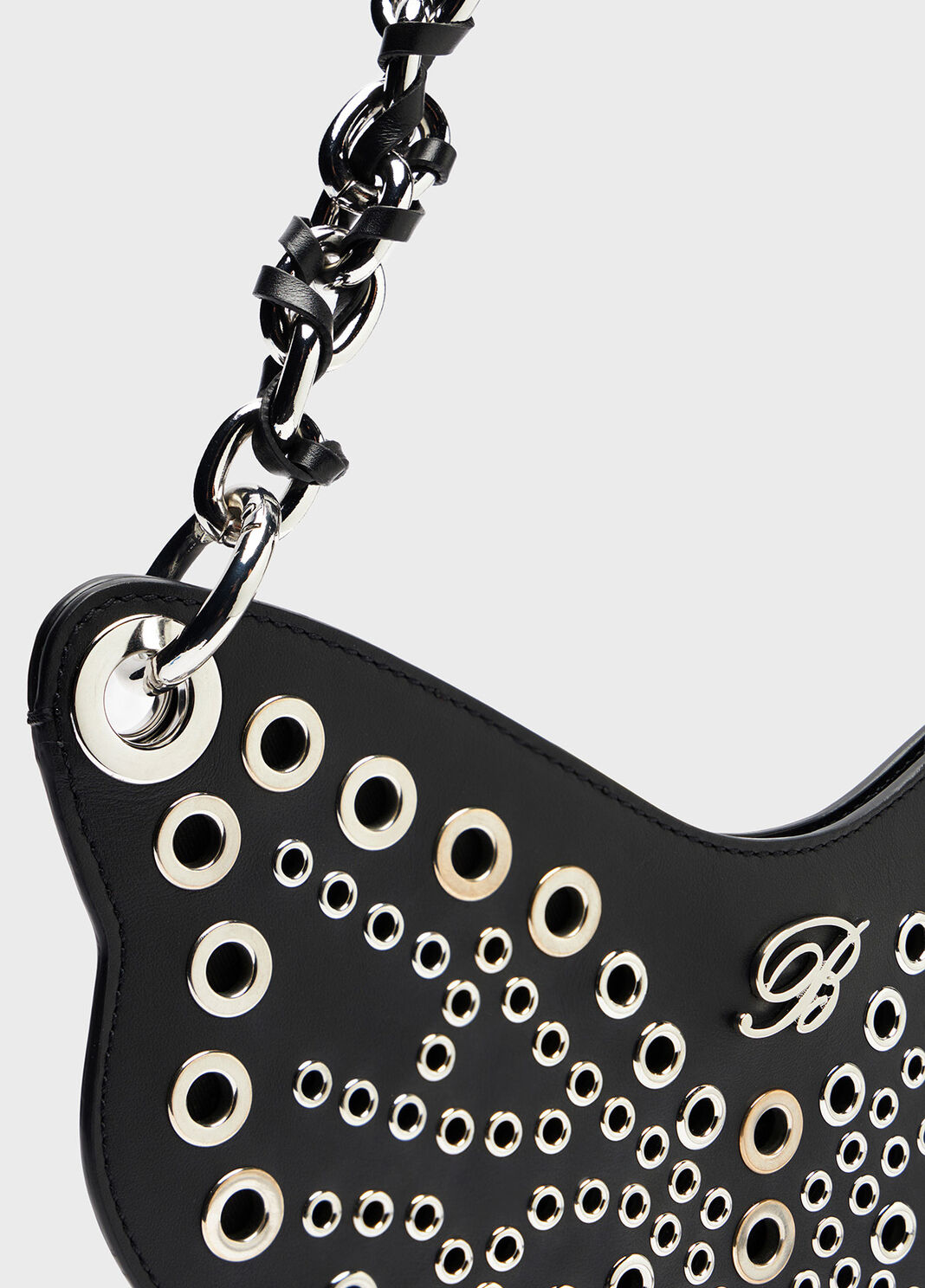 Butterfly mini leather bag with metal details  Blumarine - large image number 4