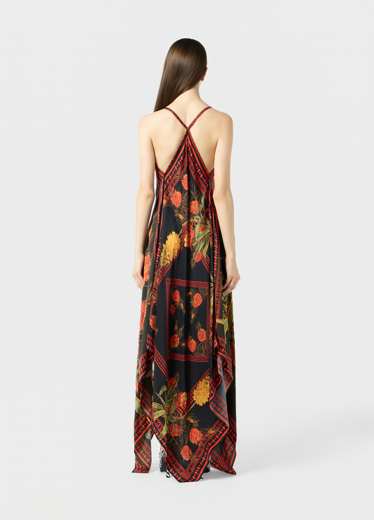 Long printed twill dress  Blumarine - large image number 1