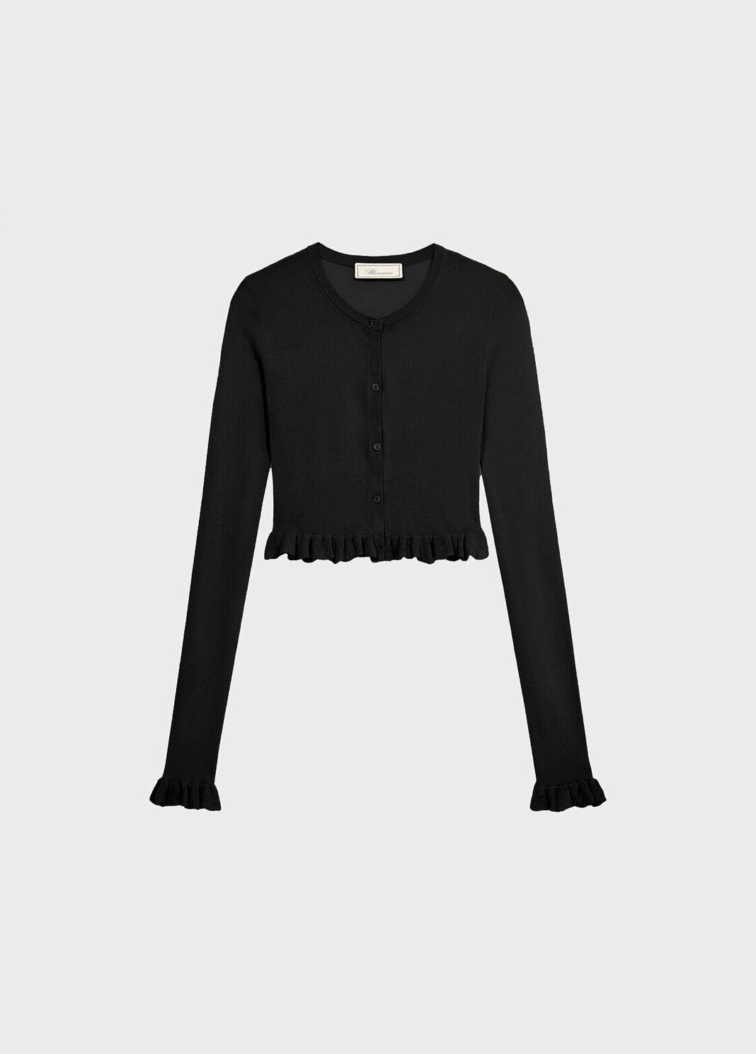 Cropped cardigan with ruffles  Blumarine - large image number 4