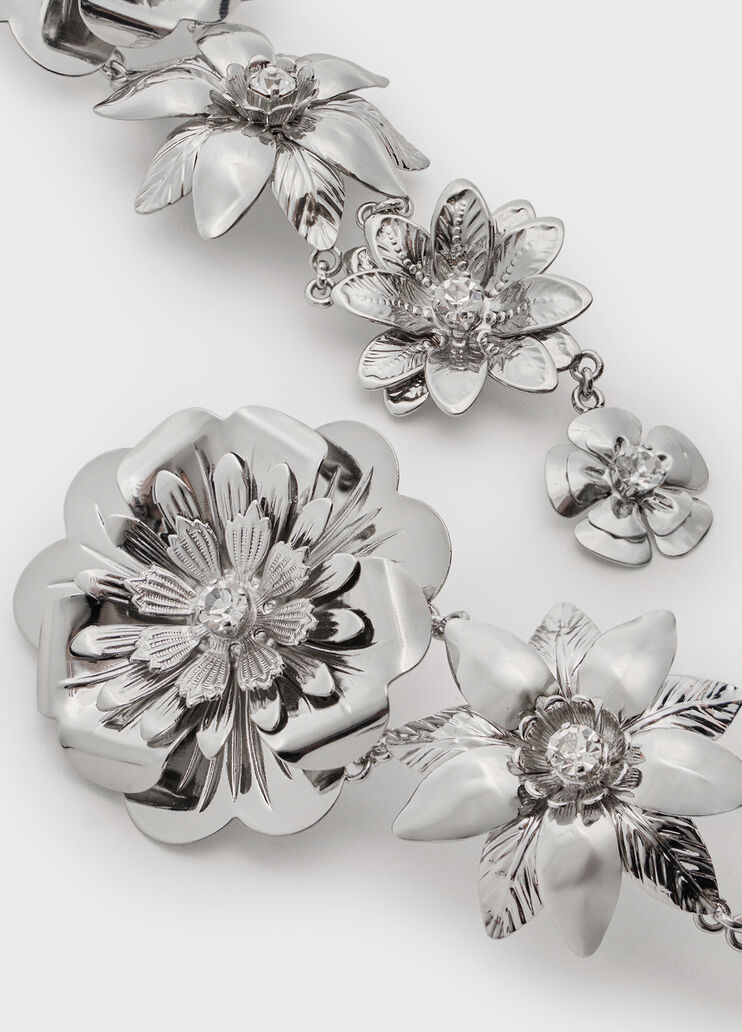 Flower metal dangle earrings  Blumarine - large image number 4