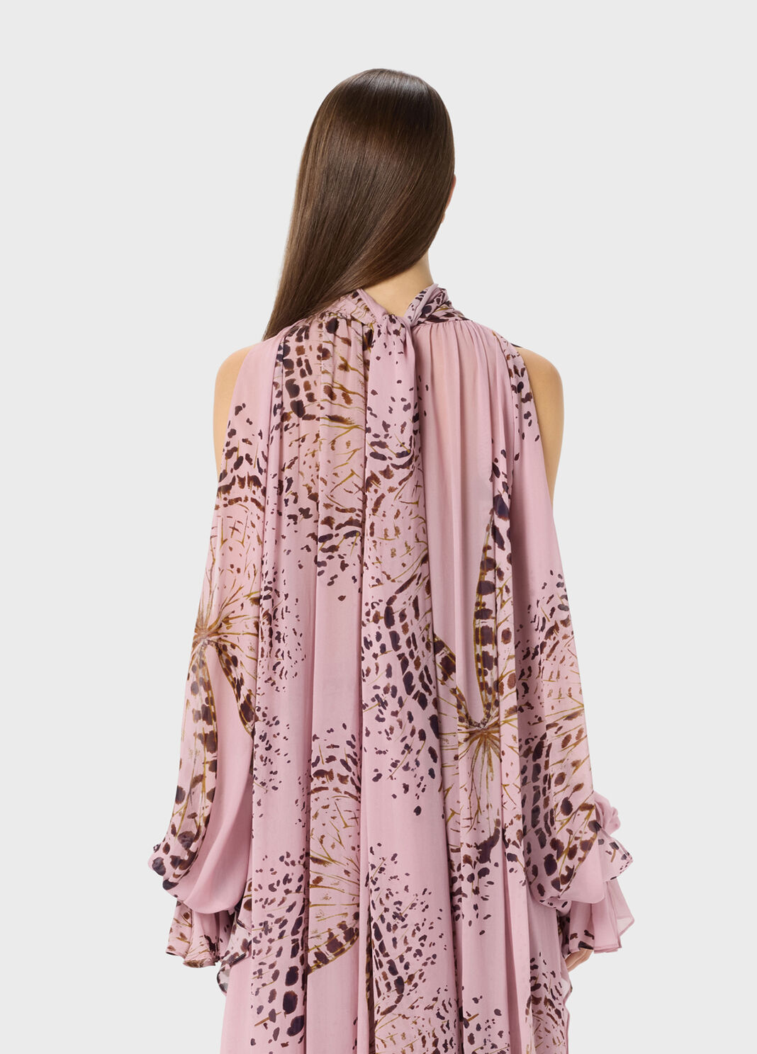 Asymmetric printed georgette blouse  Blumarine - large image number 1