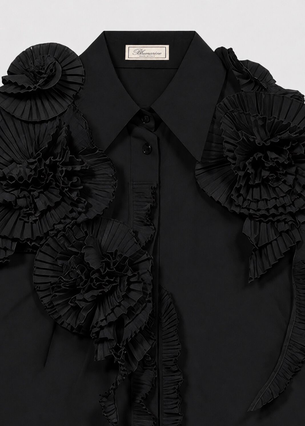 Taffeta shirt with 3D roses  Blumarine - large image number 6
