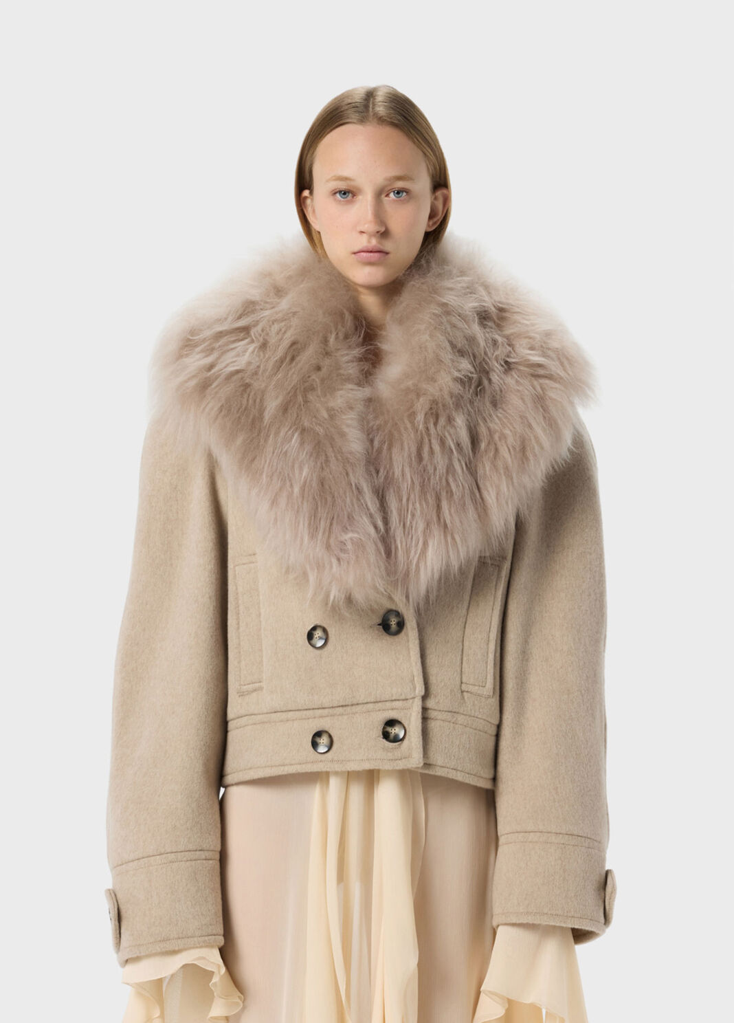 Zweireihiger Caban aus Tuch  Blumarine - large image number 0