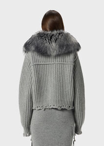 Blumarine ブルマリン　ミンクファー長袖カーディガン　グレー E-A522M602AN0979-2-N.jpeg?sw=