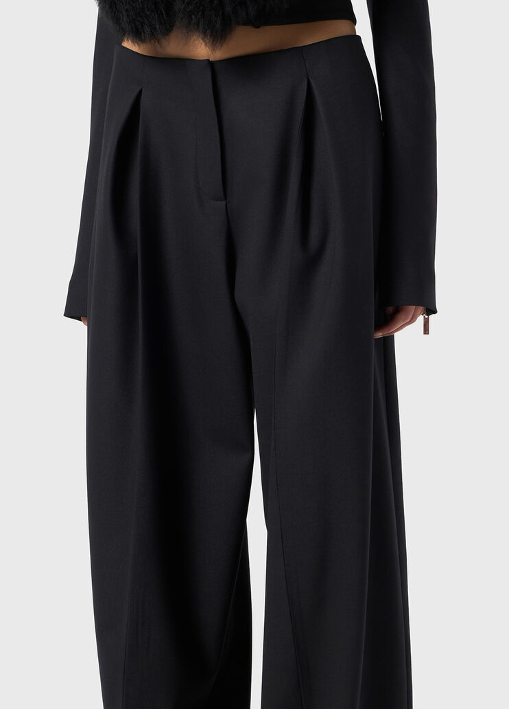 Wide leg wool twill pants  Blumarine - large image number 2