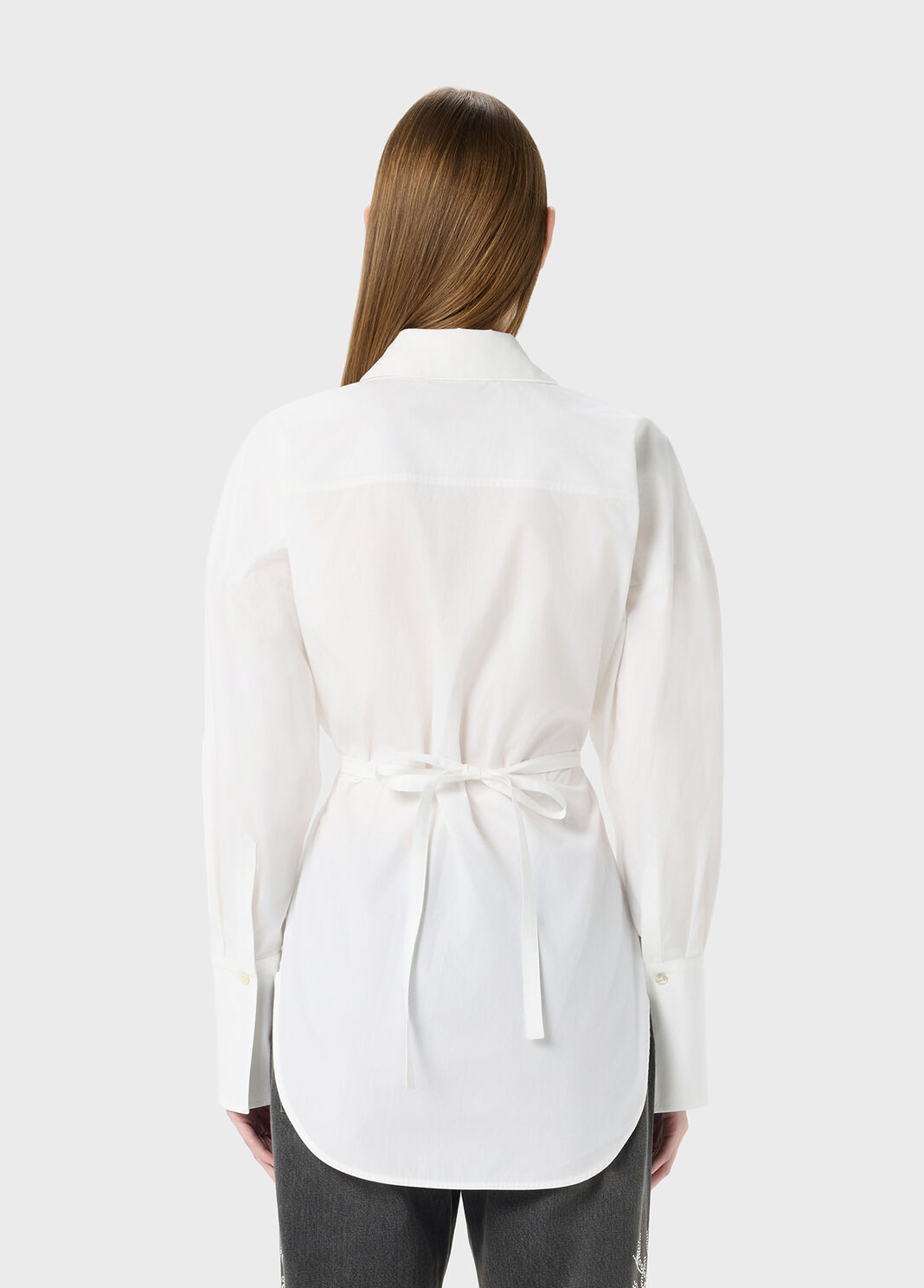 Popiline shirt with belt  Blumarine - large image number 1