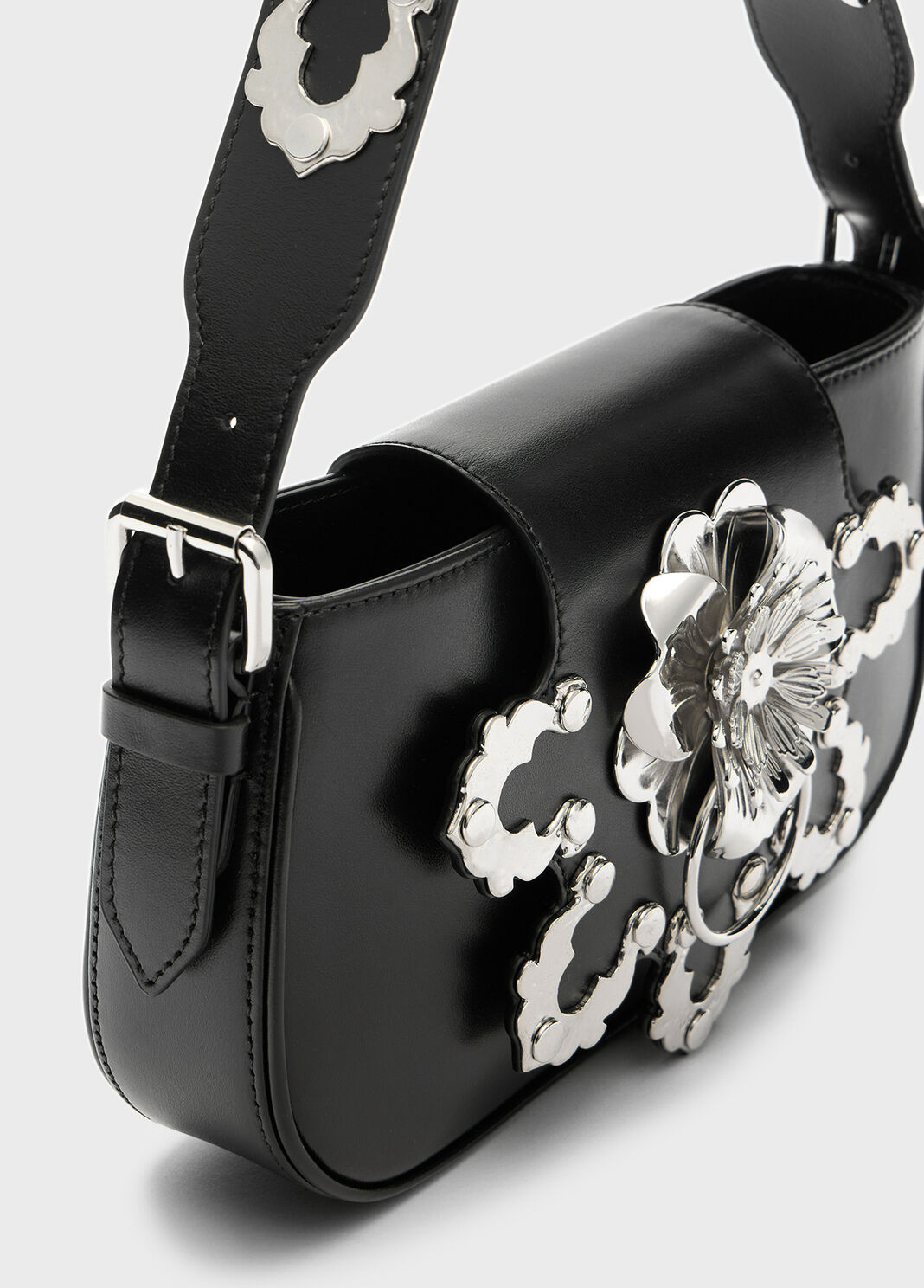 Medium leather toy bag with metal details  Blumarine - large image number 5