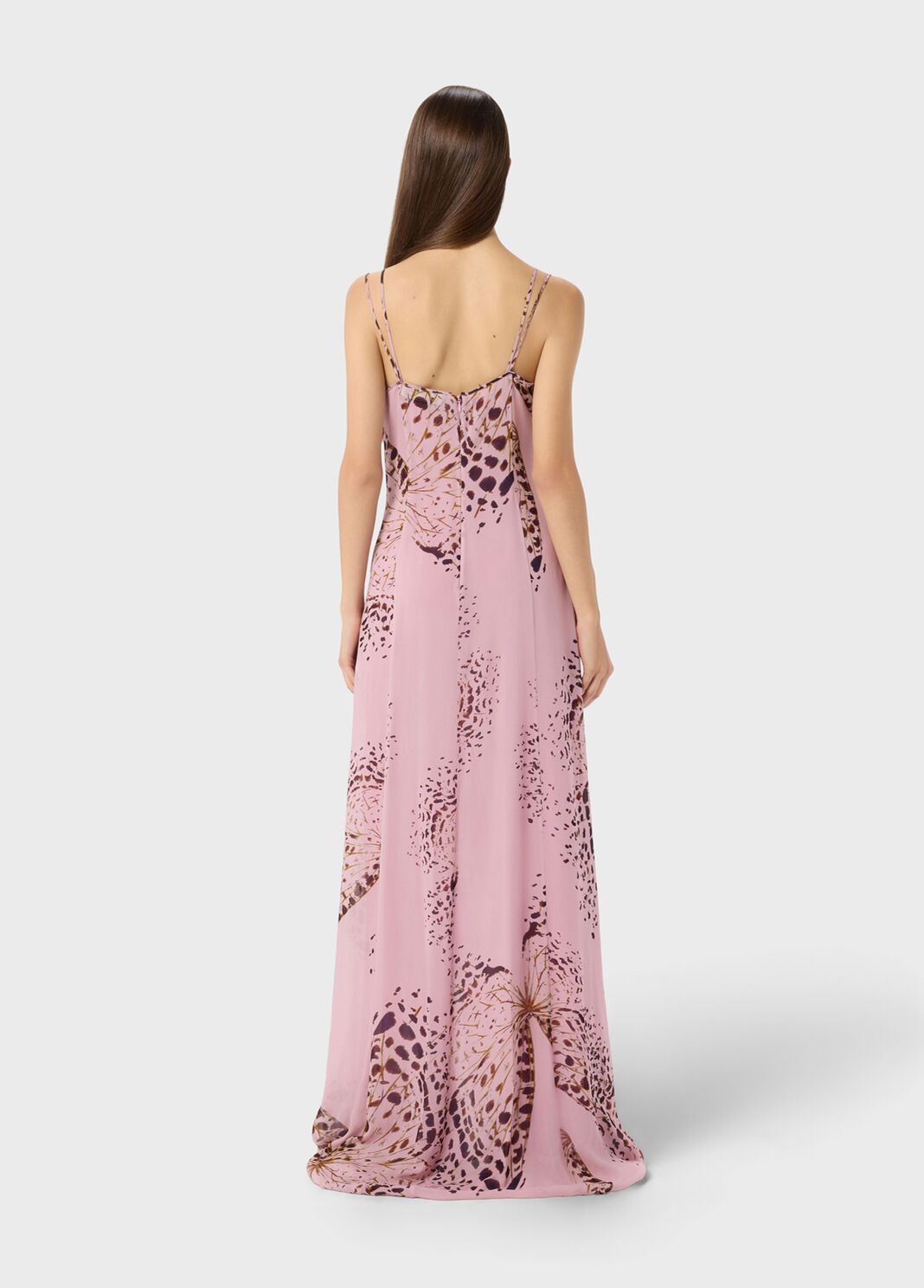 Slip-Kleid aus bedrucktem Georgette  Blumarine - large image number 1