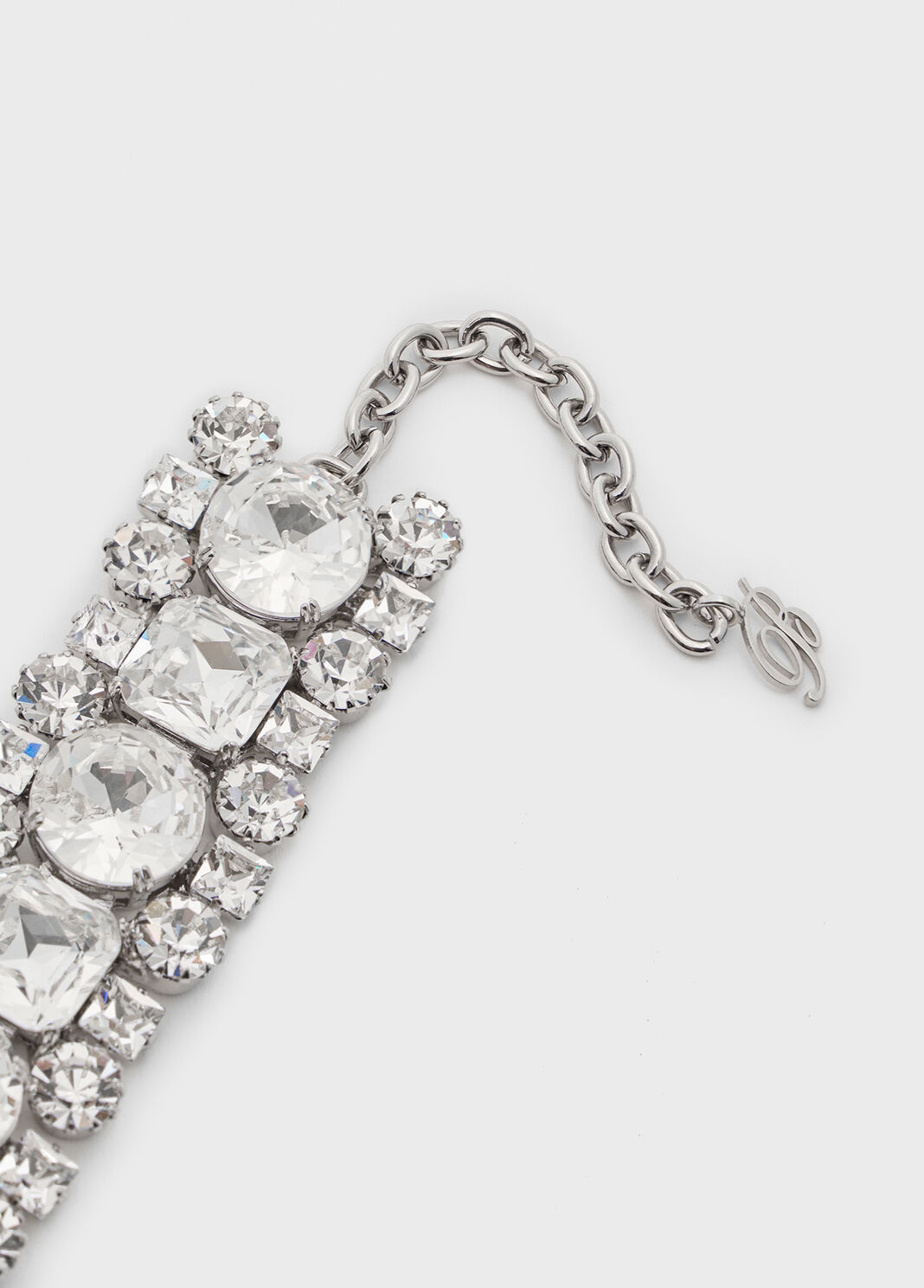 Metall-Choker mit Fassungen und Anh&auml;nger  Blumarine - large image number 3