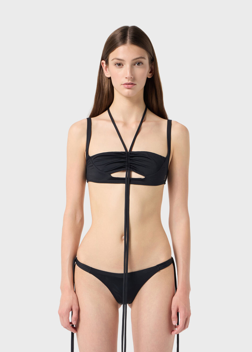 Haut de bikini en jersey avec d&eacute;coupe  Blumarine - large image number 0