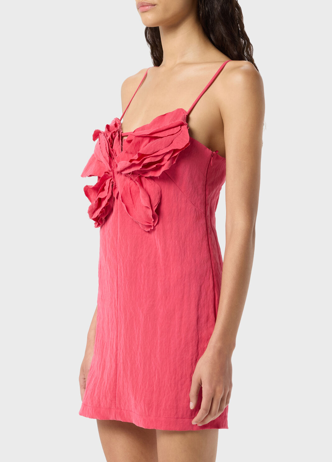 Robe courte en gabardine avec papillon  Blumarine - large image number 2