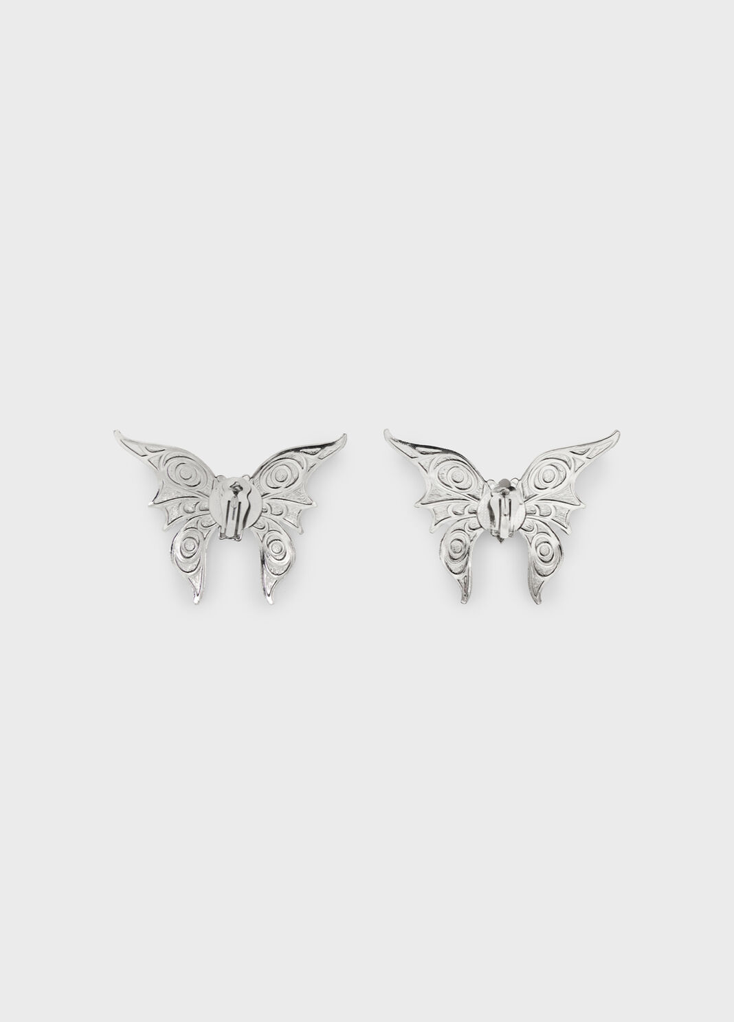 Metal Butterfly Earrings with Glass Settings  Blumarine - large image number 2