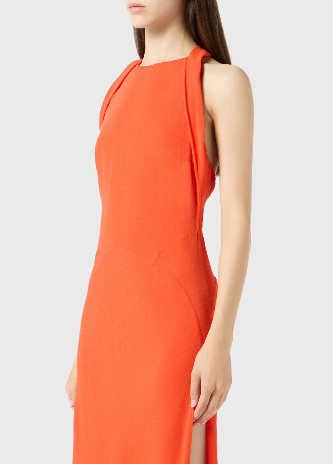 Long marocaine dress with pussy-bow  Blumarine - large image number 2